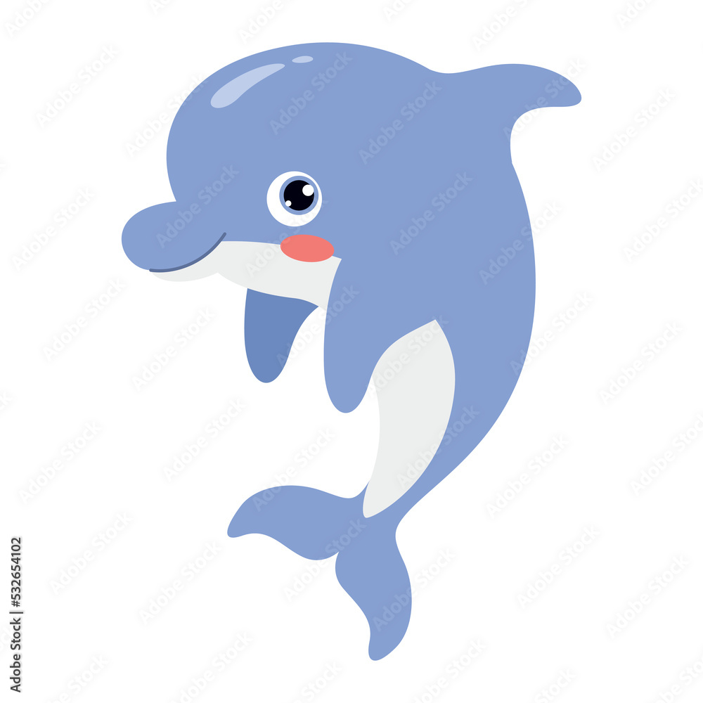 Cartoon Drawing Of A Dolphin Cartoon Drawing Of A Dolphin