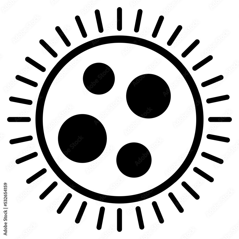 Flat Image of virus - Hantavirus Flat Image of virus - Hantavirus