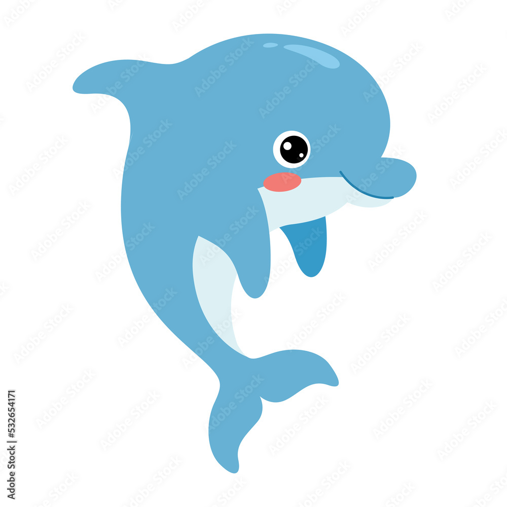 Cartoon Drawing Of A Dolphin Cartoon Drawing Of A Dolphin