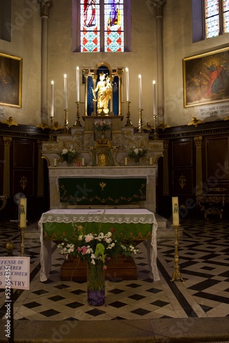 interior of church