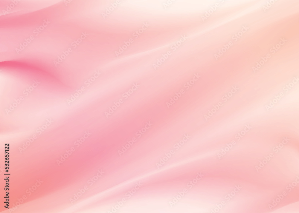 Pink silk background.Peach wavy satin vector backdrop Pink silk background.Peach wavy satin vector backdrop