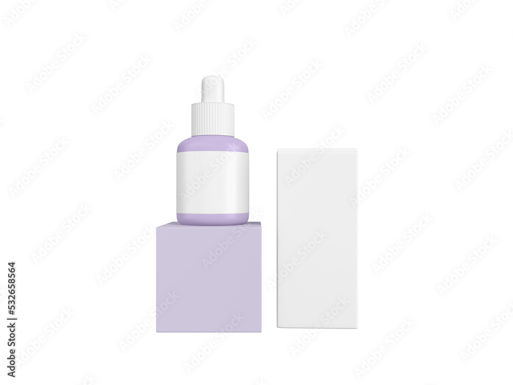 Transparent Dropper Bottle Image