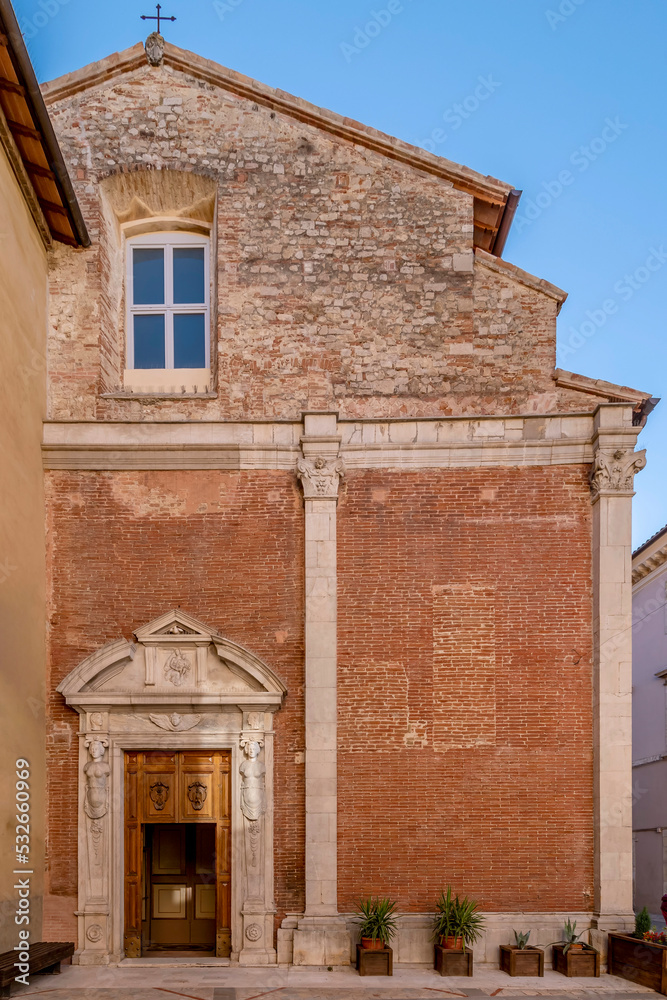 The church of San Filippo Benizi, Todi, Perugia, Italy