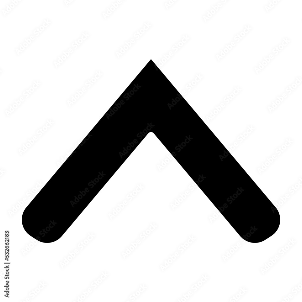 Up Chevron Icon Style Up Chevron Icon Style