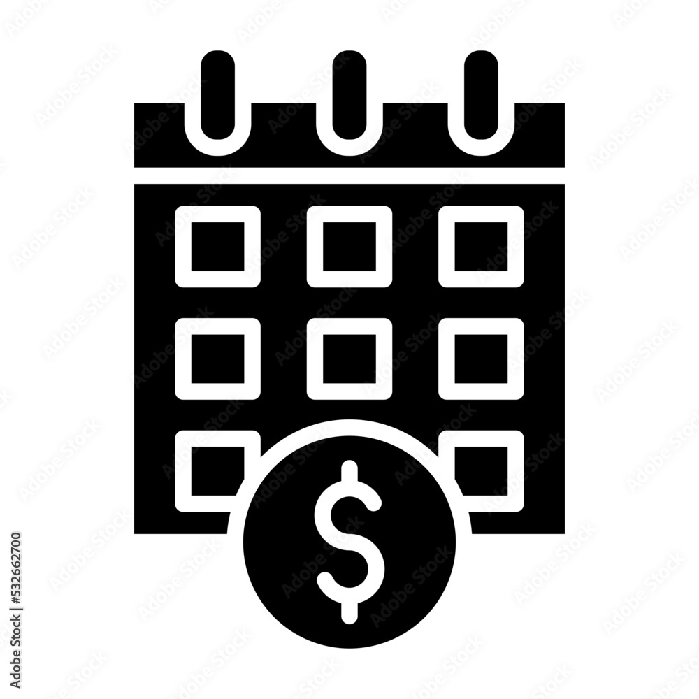 Payment Day Icon Style Payment Day Icon Style