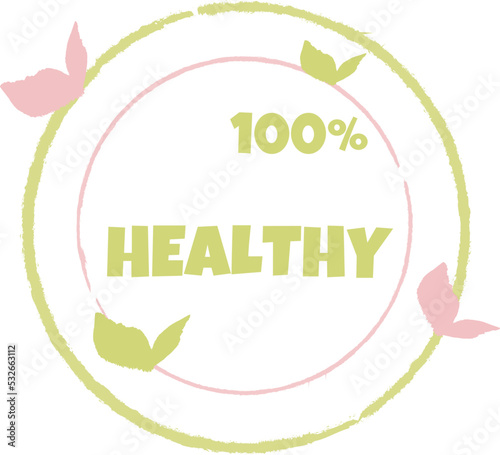 organics with inscriptions for use on labels