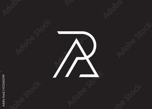 initial letter logo pa,logo template logo design