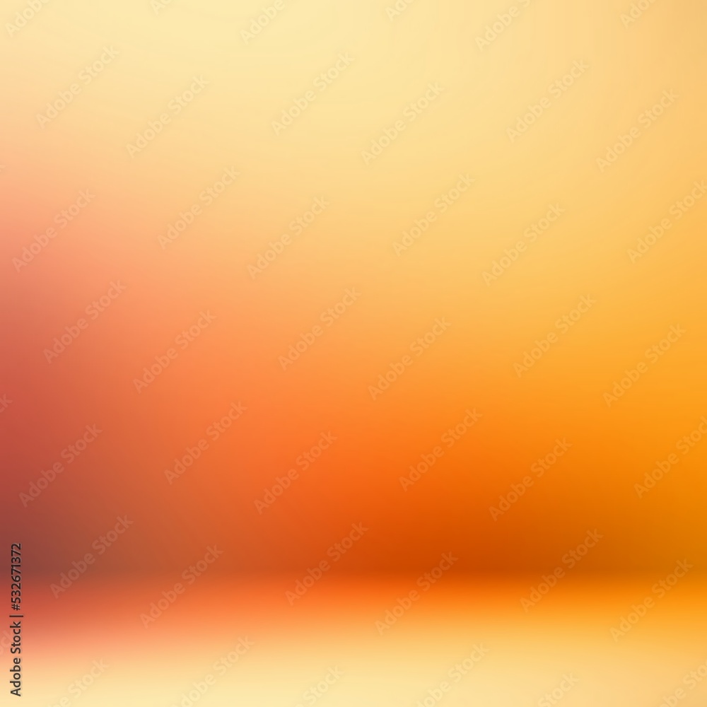 Yellow orange empty room 3d background with blur effect. Smooth empty wall and floor. Yellow orange empty room 3d background with blur effect. Smooth empty wall and floor.