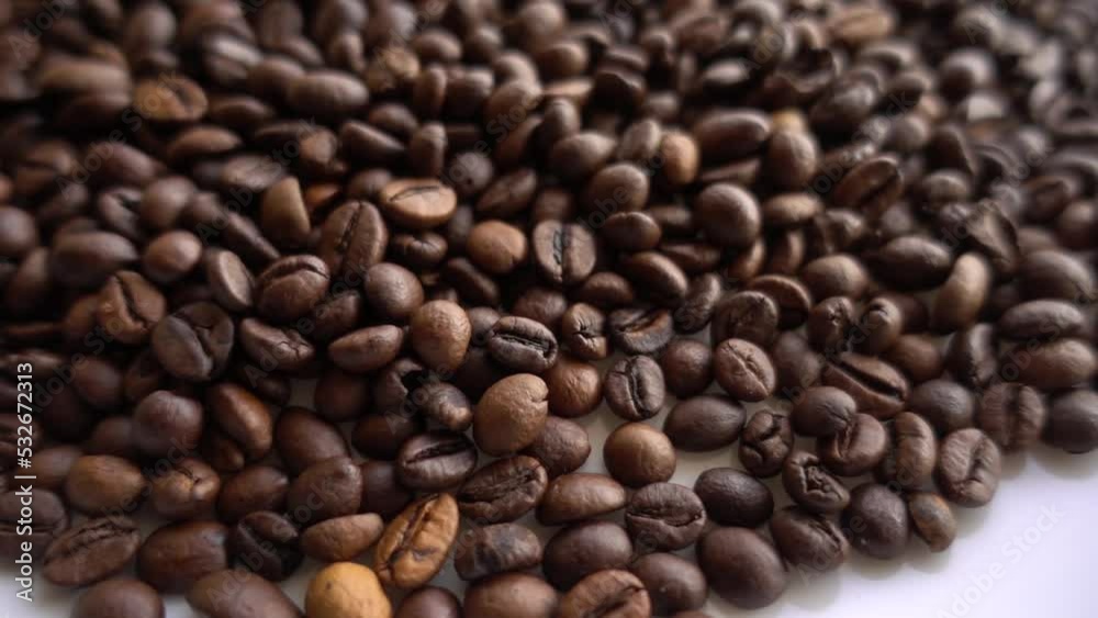 Roasted Coffee Beans Background Roasted Coffee Beans Background