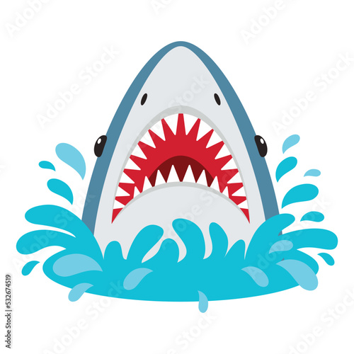 Cartoon Drawing Of A Shark