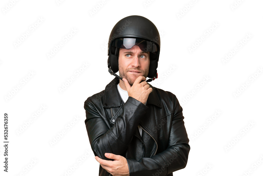 Young handsome blonde man over isolated background Young handsome blonde man over isolated background