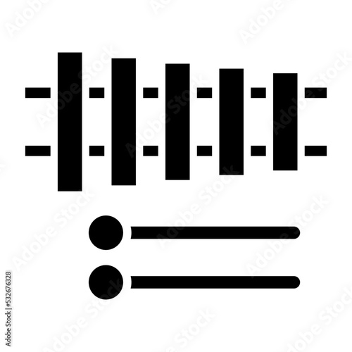 Xylophone Icon Style
