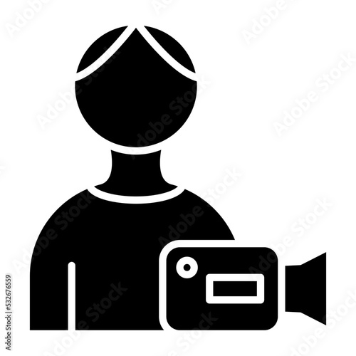 Camera Operator Icon Style
