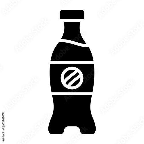 Cola Bottle Icon Style