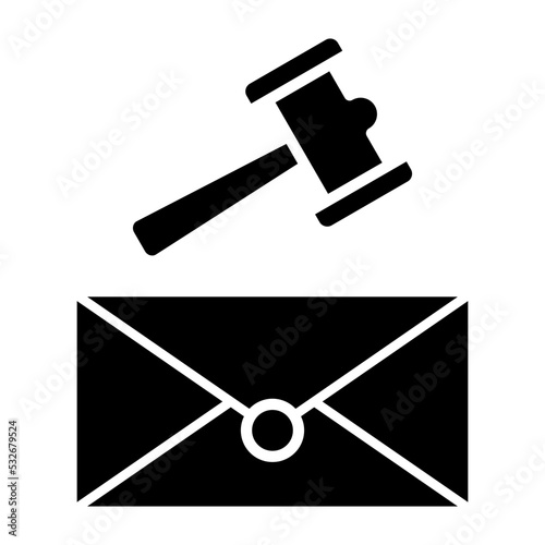 Auction Invitation Icon Style