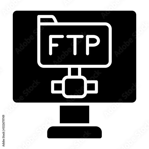 Ftp Protocol Icon Style