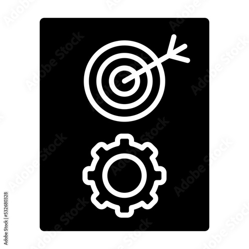 Goals Management Icon Style