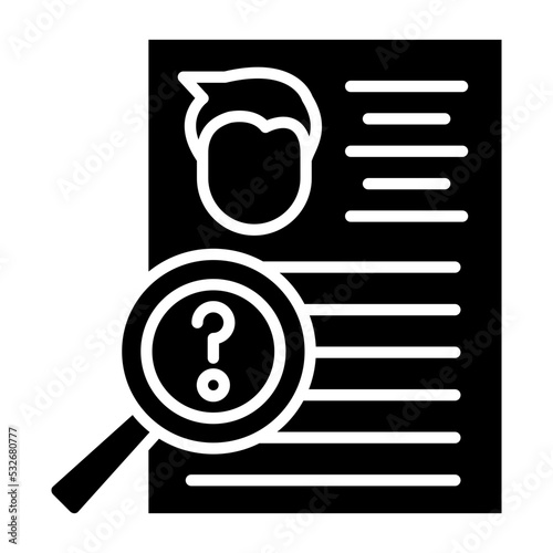 Background Check Icon Style