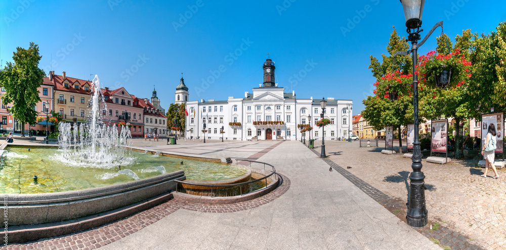 Town hall in Plock, Masovian Voivodeship, Poland