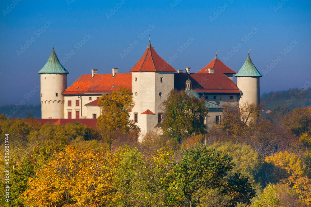 Nowy Wisnicz Castle - 14th century castle, Stary Wisnicz village, Lesser Poland Voivodeship. Nowy Wisnicz Castle - 14th century castle, Stary Wisnicz village, Lesser Poland Voivodeship.
