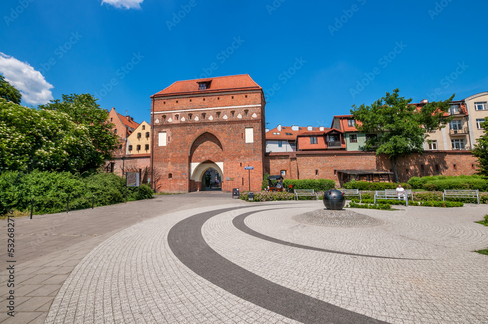 Monastery Gate, Torun, Kuyavian-Pomeranian Voivodeship, Poland
