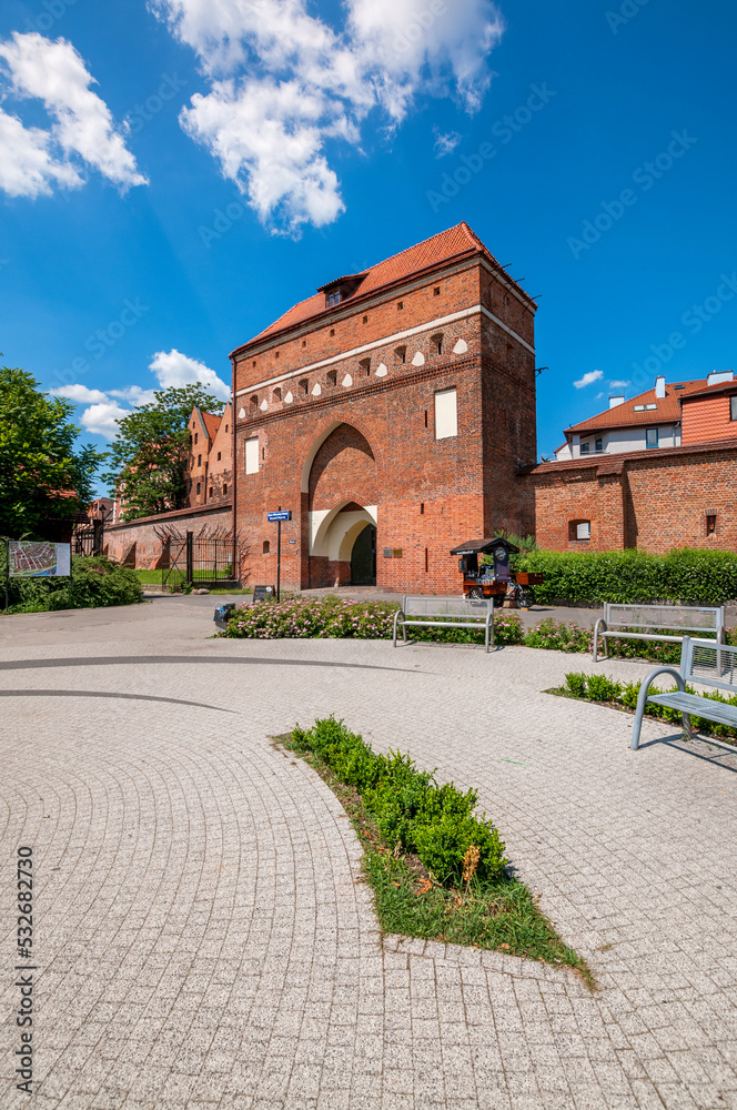 Monastery Gate, Torun, Kuyavian-Pomeranian Voivodeship, Poland