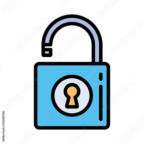 Unlock Vector Icon which is suitable for commercial work and easily modify or edit it
