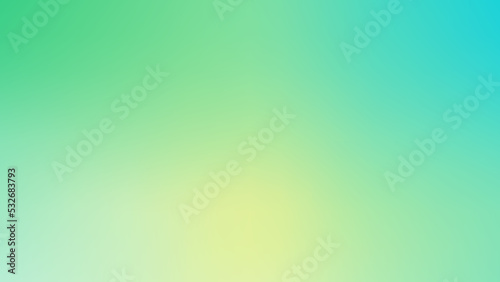 abstract colorful background with blurred green gradient mesh color effect for graphic design element