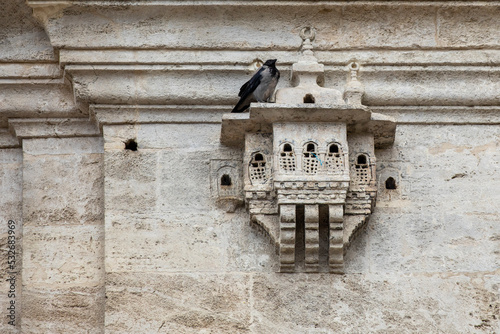 Obraz na płótnie Ayazma Mosque. Birdhouse detail from outside the mosque, Istanbul Province, Uskudar District w salonie