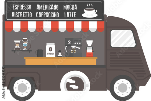 Mobile coffee van