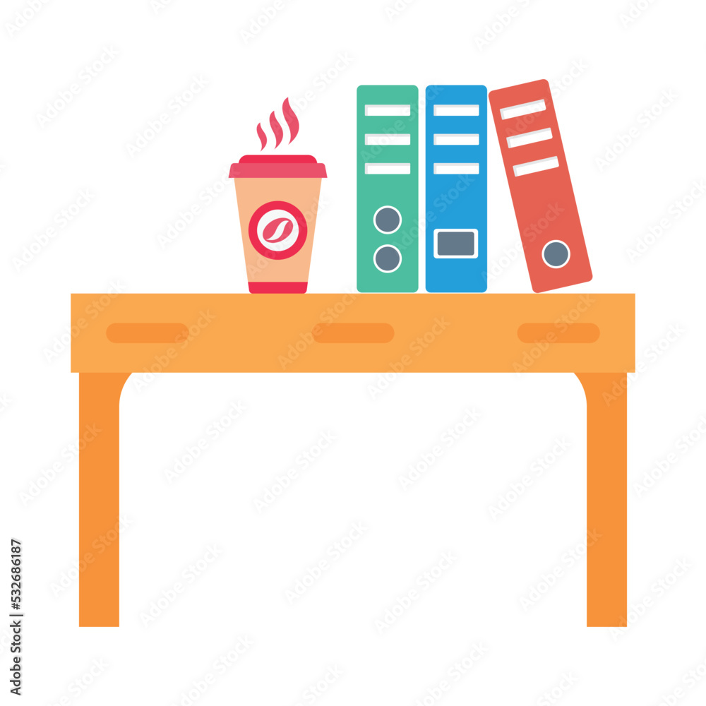 Office Desk Vector Icon which is suitable for commercial work and easily modify or edit it
Office Desk Vector Icon which is suitable for commercial work and easily modify or edit it