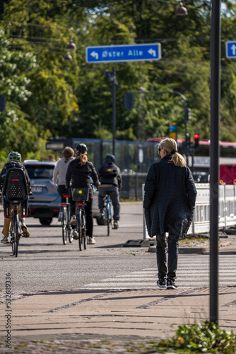 Denmark, Copenhagen - 13-09-2022 - People on their way home from work