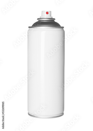 Can of spray paint isolated on white