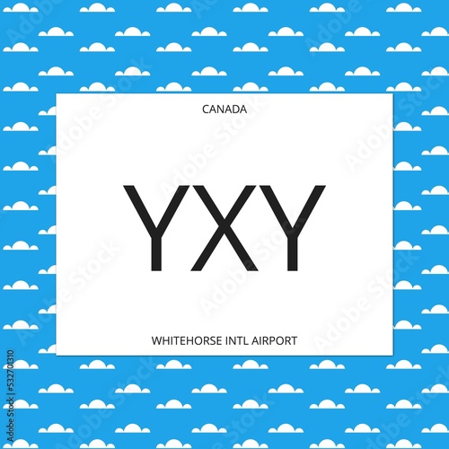 Whitehorse Intl: The airport of the city of Whitehorse in Canada photo