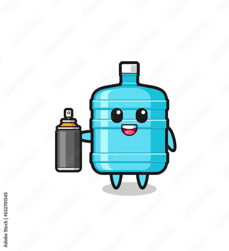 the cute gallon water bottle as a graffiti bomber the cute gallon water bottle as a graffiti bomber