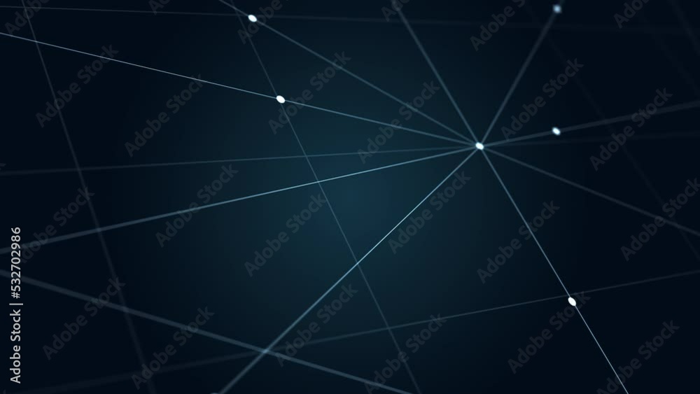 Abstract digital dot line particle data background connecting technology concept.Innovative data transmission graphic.