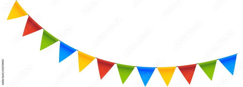 Obraz premium Fiesta Junina Hanging Flags