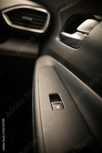 Window lifter button in car door © bizoo_n