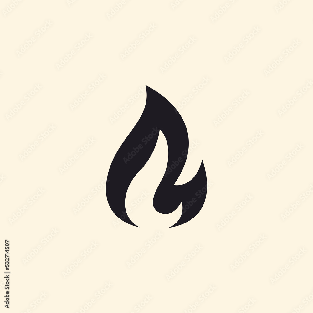 Fire flame icon. Modern vector icon design. Fire flame icon. Modern vector icon design.