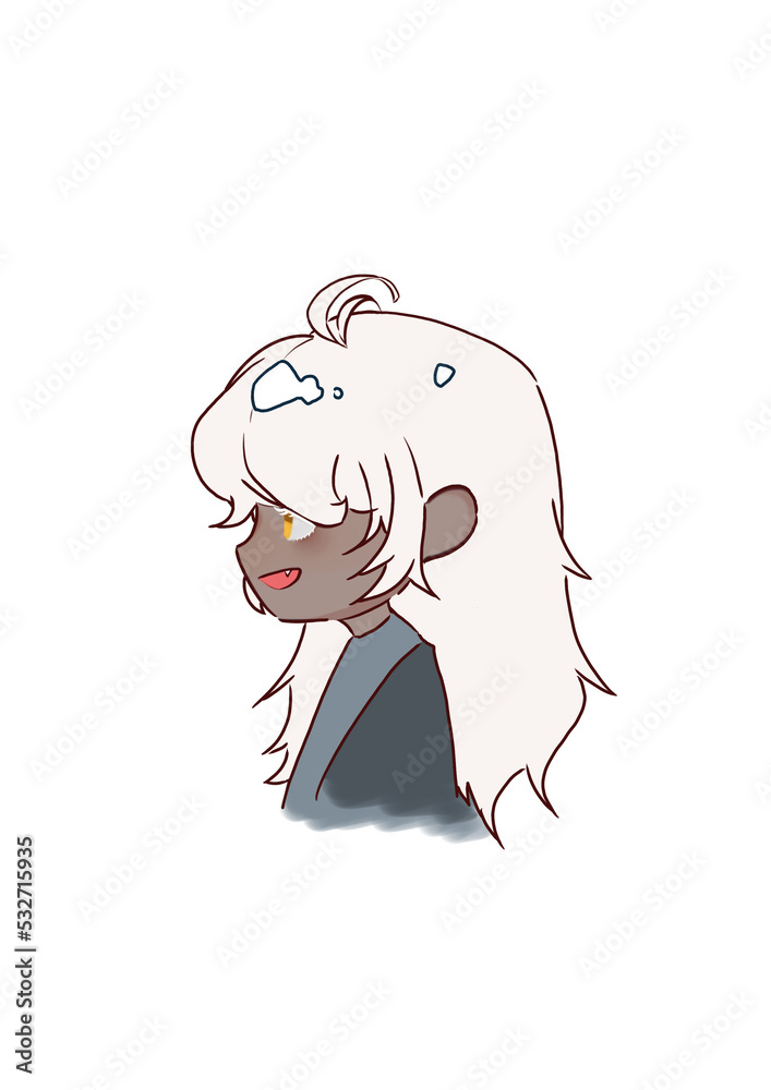 Fototapeta premium Little wolf boy