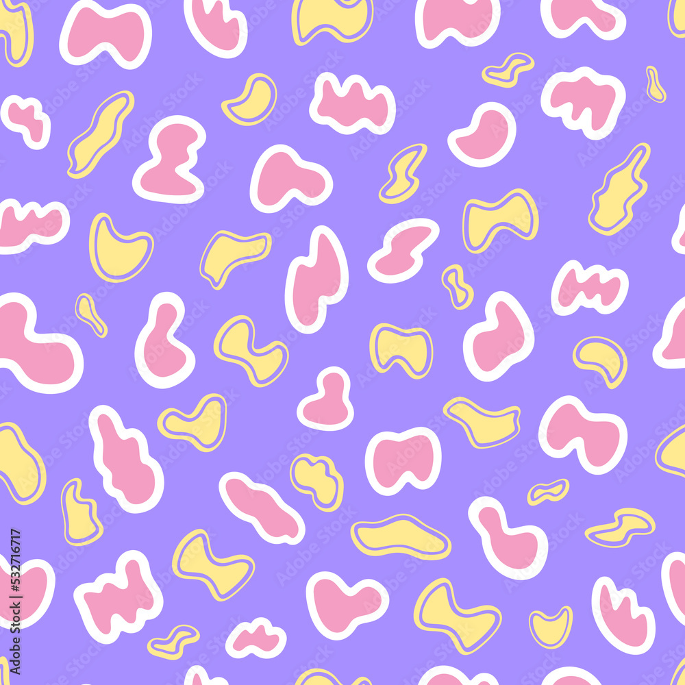 Y2K seamless pattern. Trendy graffiti psychedelic background. Ideal for wrapping paper and textile. Cute colors. Y2K seamless pattern. Trendy graffiti psychedelic background. Ideal for wrapping paper and textile. Cute colors.