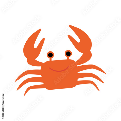 illustration of a crab