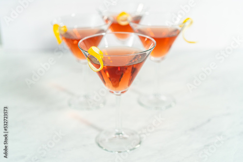 Cosmopolitan cocktail