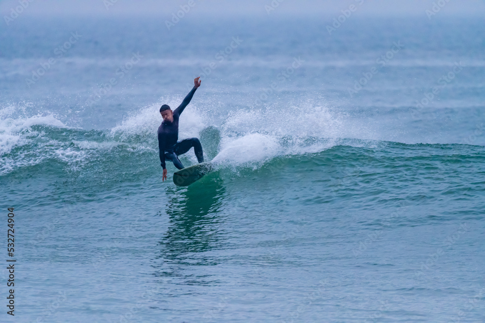 Brazilian surfer in action