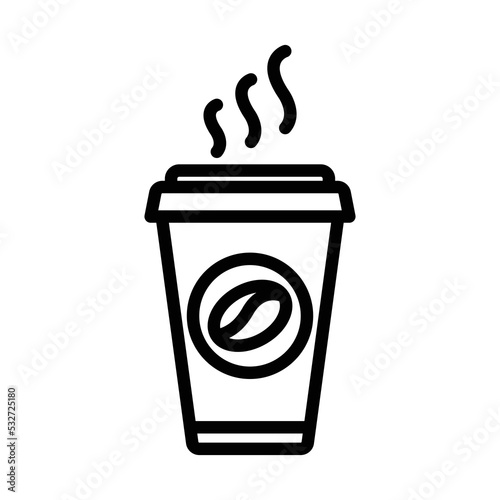 Foto Coffee Vector Icon which is suitable for commercial work and easily modify or ed