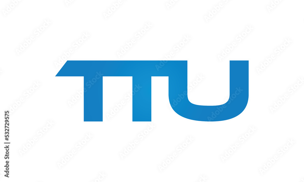 TTU letters Joined logo design connect letters with chin logo logotype icon concept
TTU letters Joined logo design connect letters with chin logo logotype icon concept