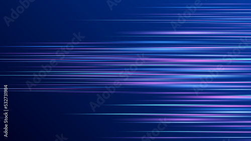 Modern professional blue vector Abstract Technology business background with lines and geometric shapes