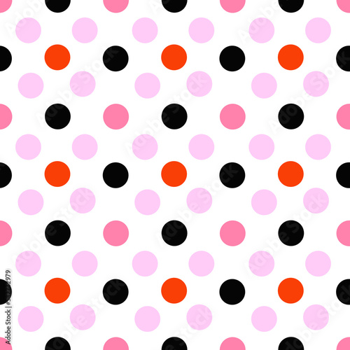 seamless pattern polka dots background