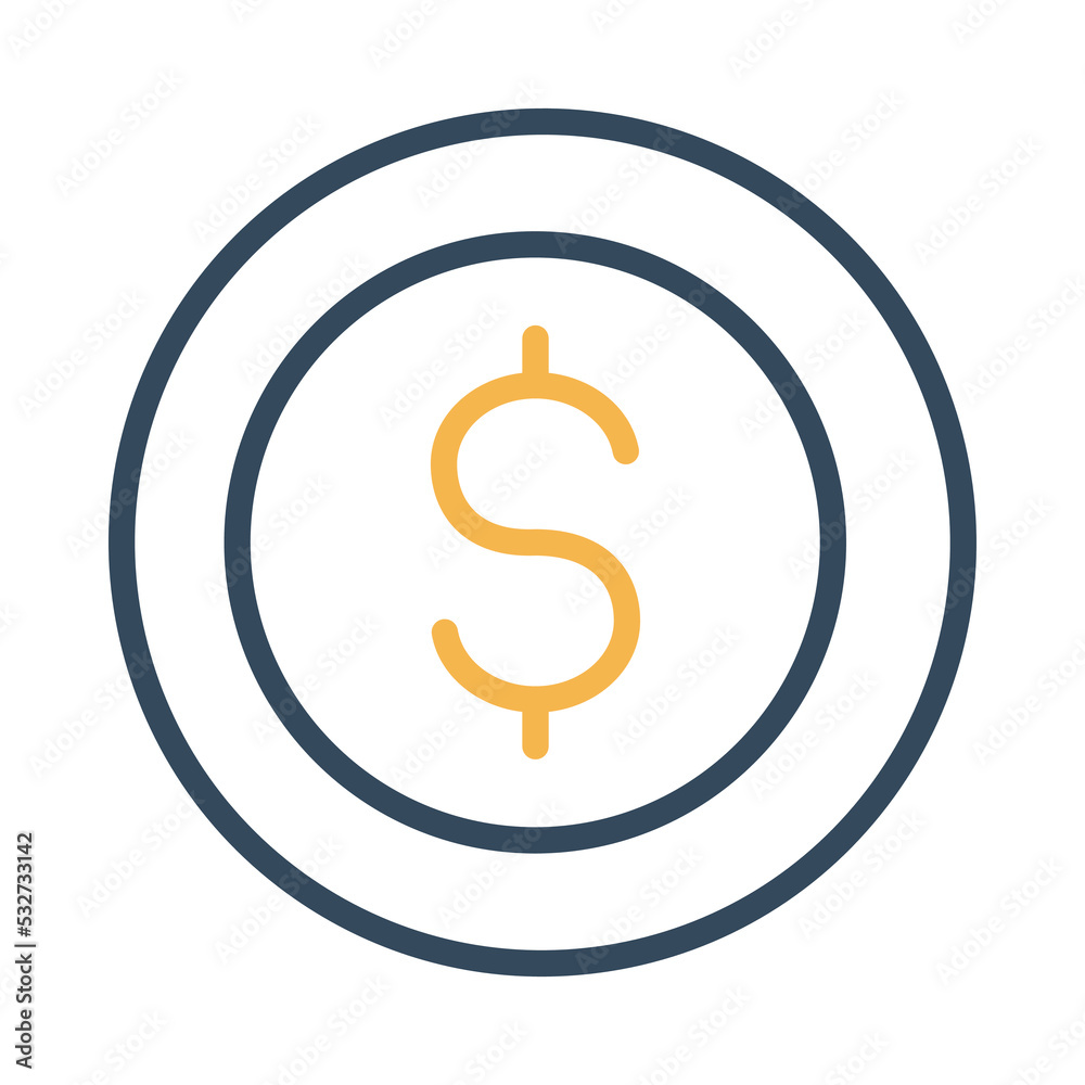 Dollar Coin Vector Icon which is suitable for commercial work and easily modify or edit it
Dollar Coin Vector Icon which is suitable for commercial work and easily modify or edit it