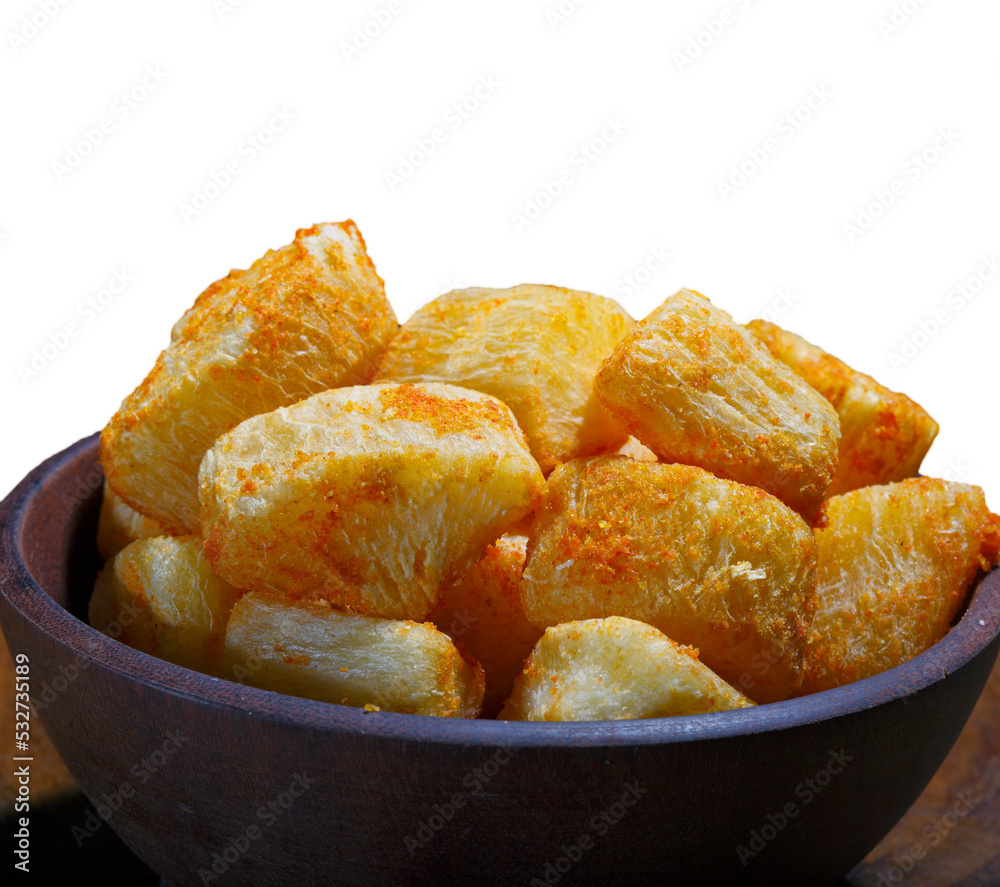 Delicious fried cassava Delicious fried cassava
